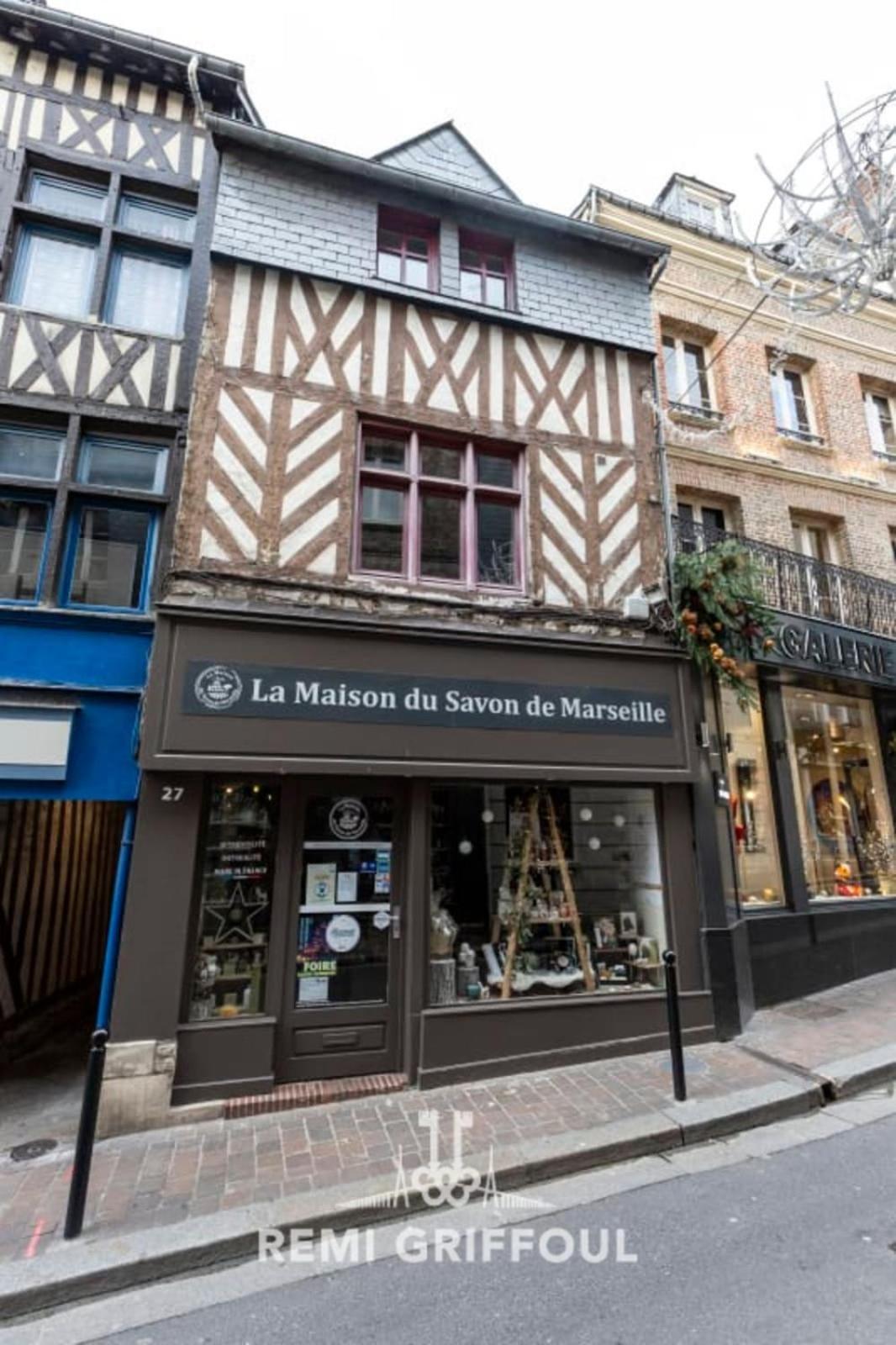 Le Reve D'Alice Charming Duplex 80 M 4 People Heart Of Honfleur Lägenhet Exteriör bild